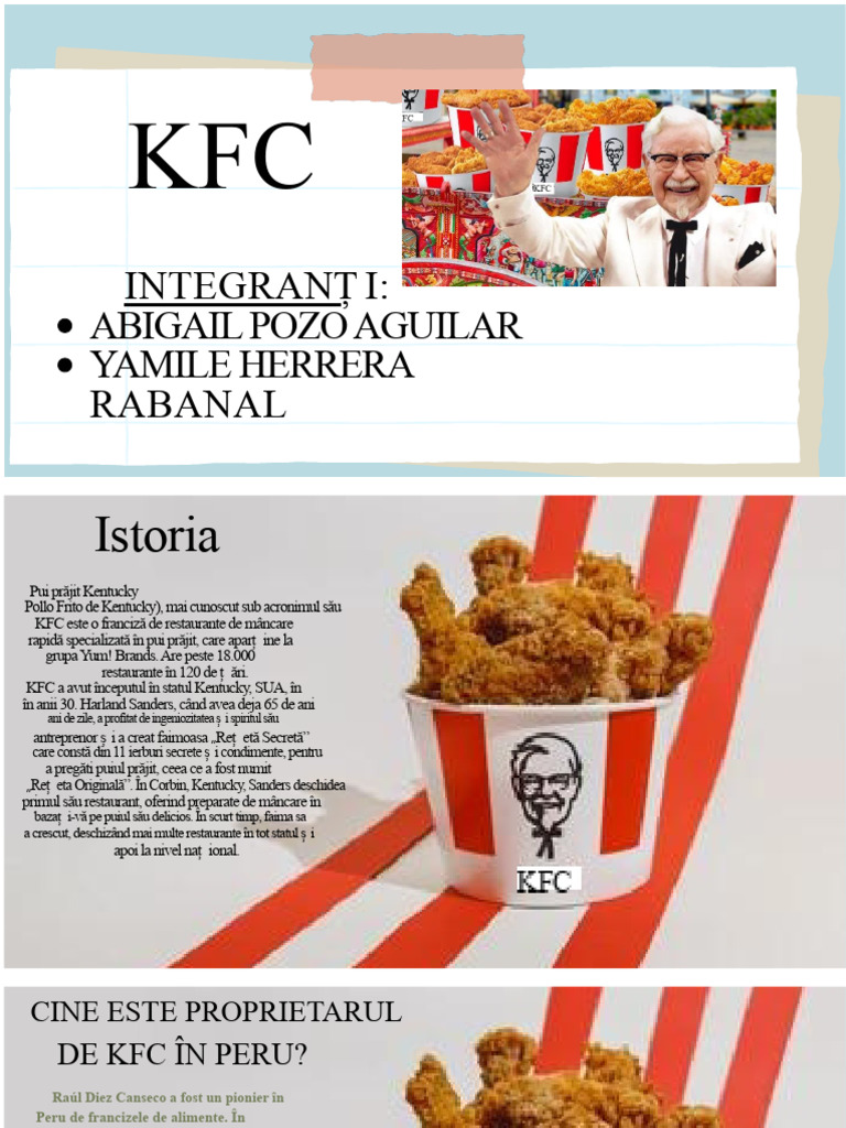 Prezentări KFC | PDF
