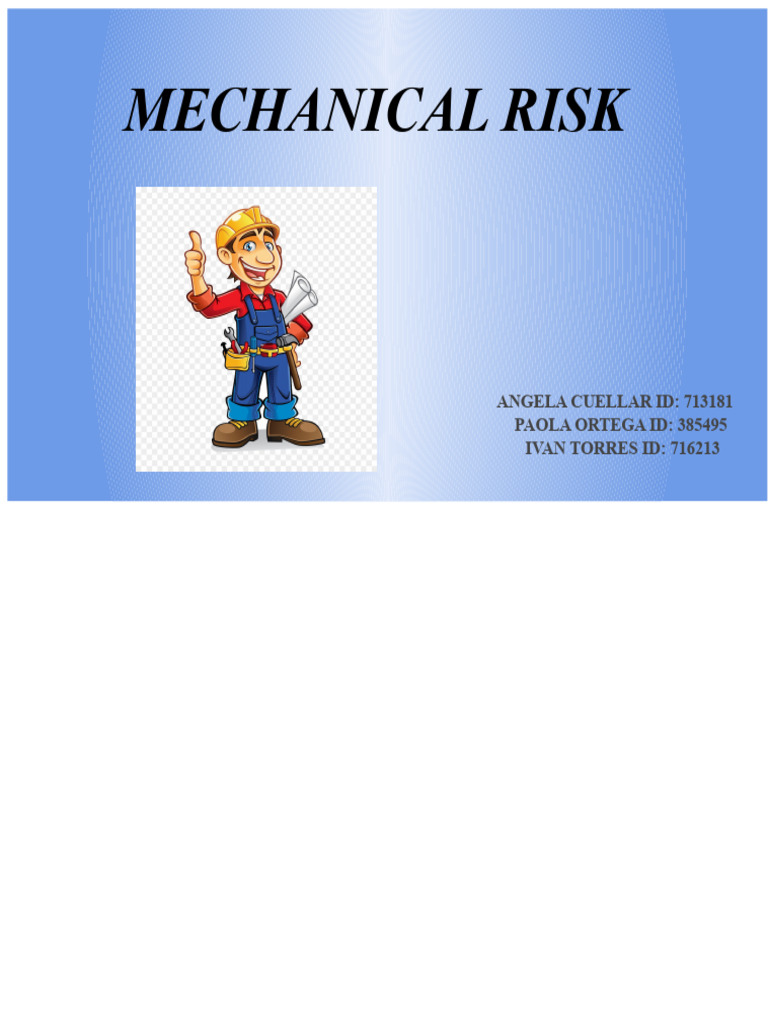 Mechanical Risks | PDF