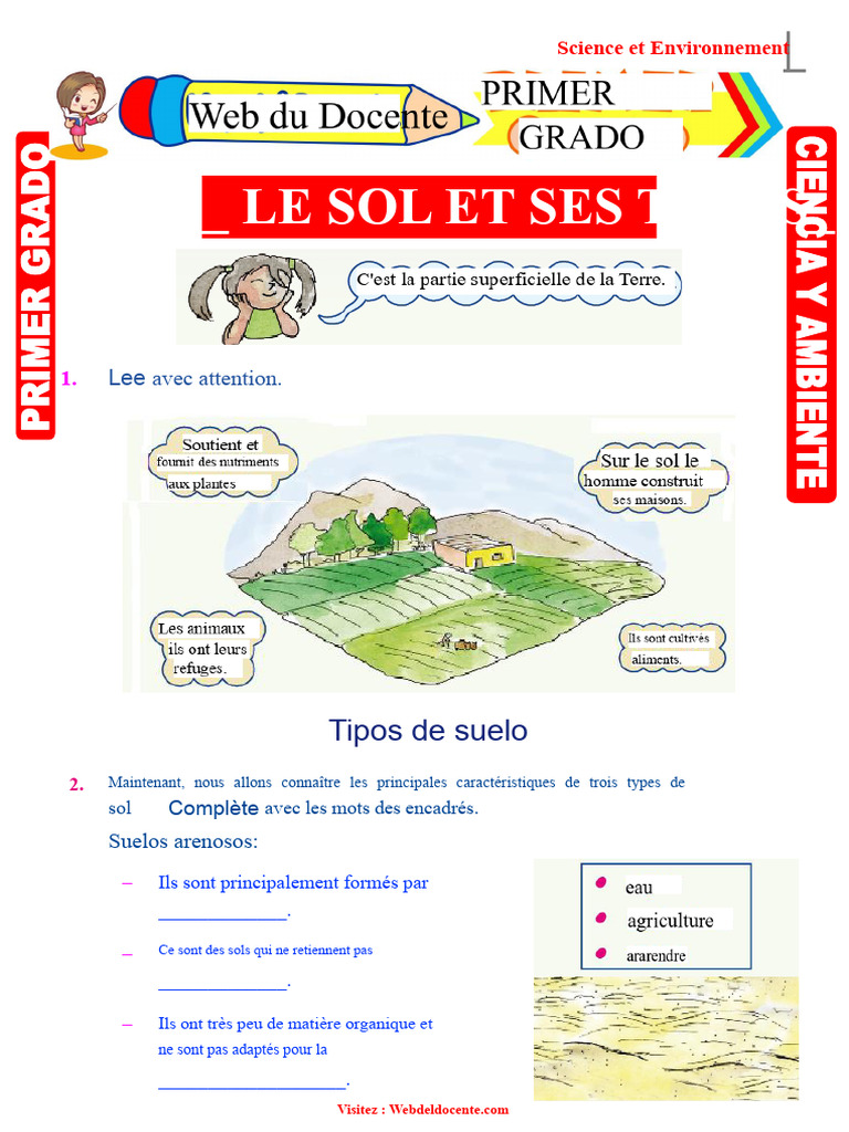 Types de sols : caractéristiques et usages | PDF