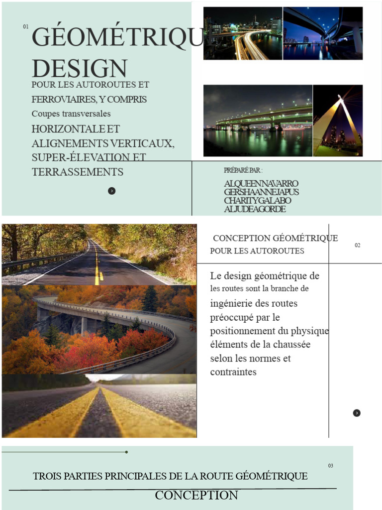 Conception géométrique des routes et rails | PDF | Autoroute | Route