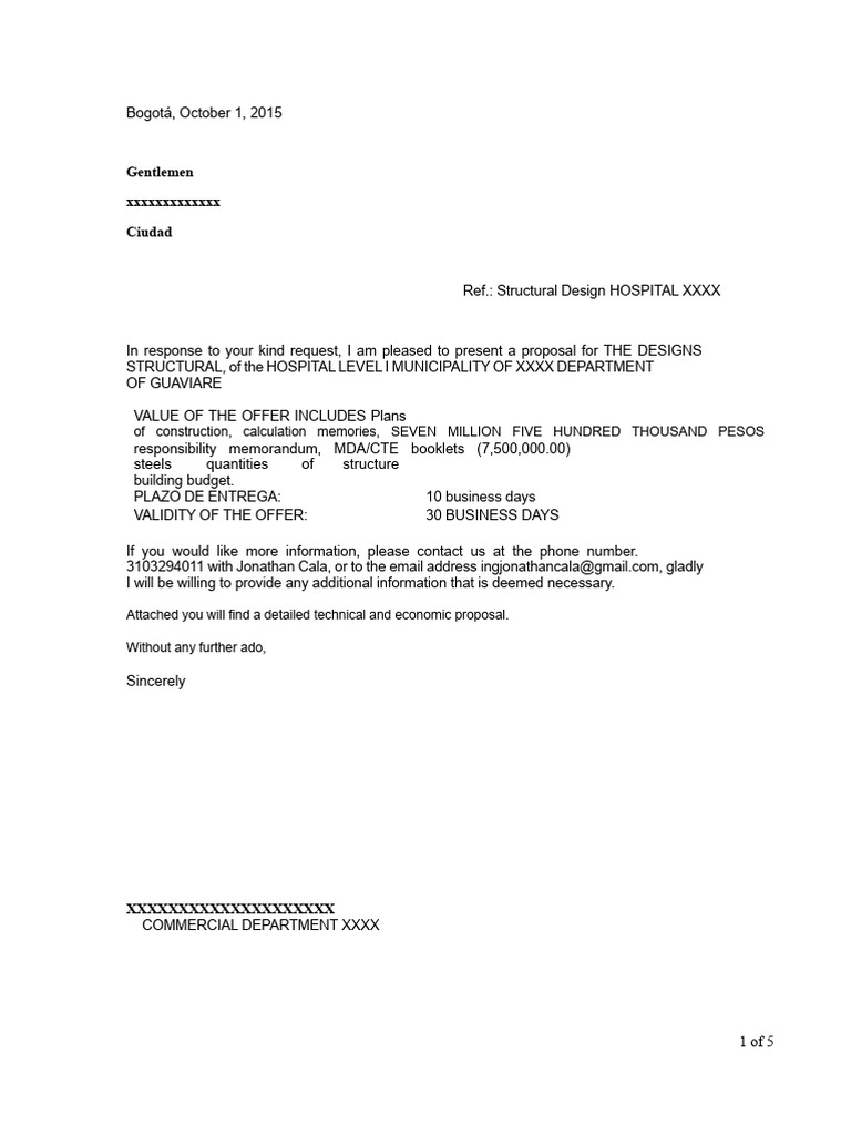 Structural Design Proposal for Hospital | PDF | Beam (Structure ...