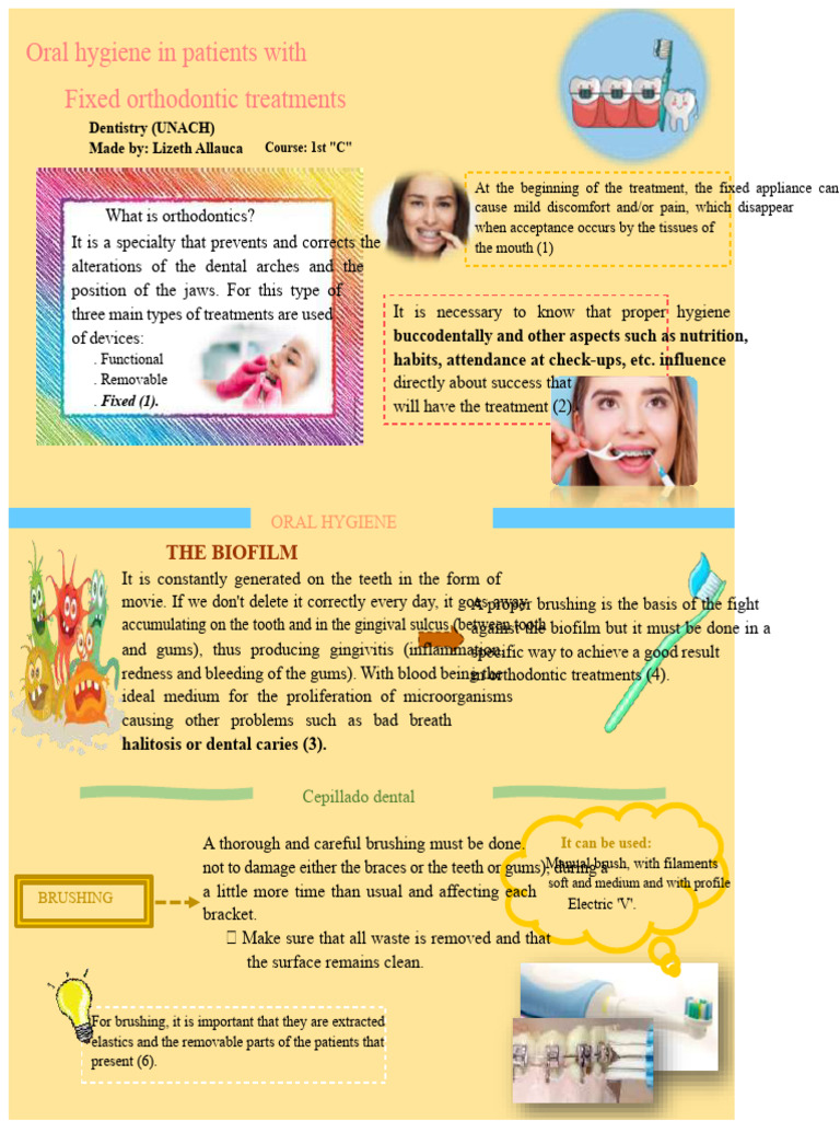 Oral Hygiene for Orthodontic Patients | PDF | Oral Hygiene | Dentistry ...