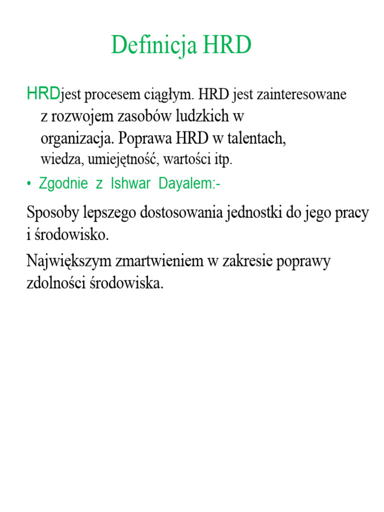 HRD 1 | PDF