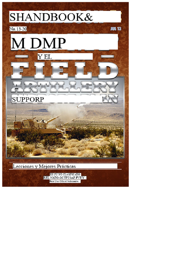 13-20 MDMP y el Plan de Apoyo de Artillería de Campo HB | PDF ...