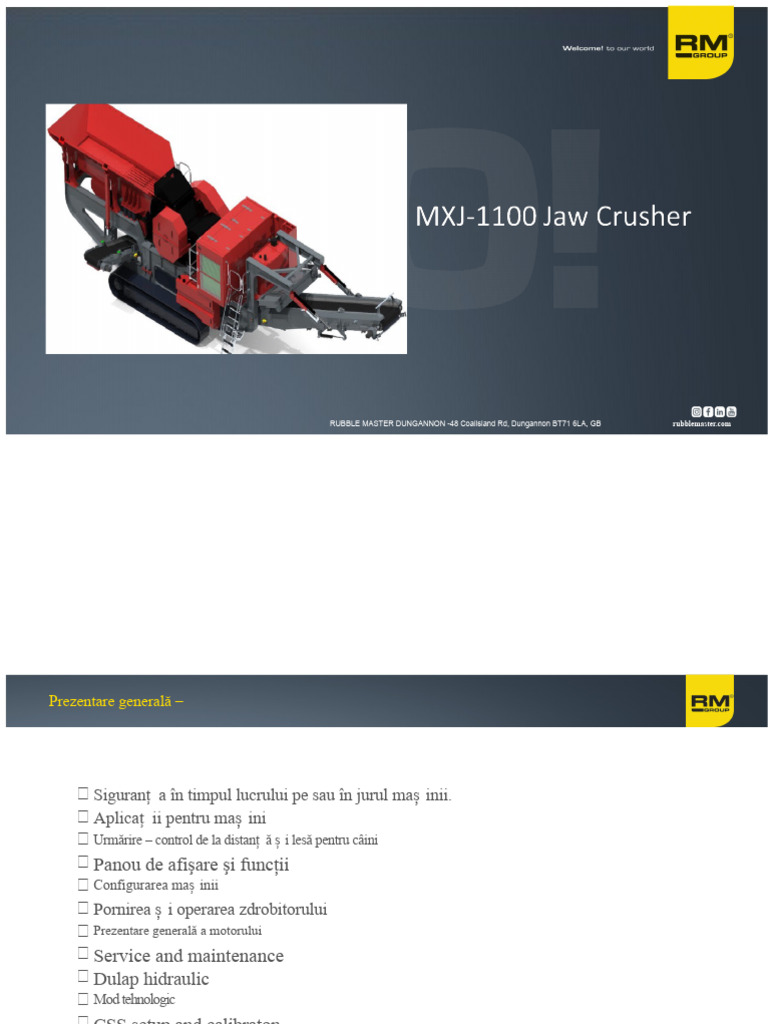 MXJ-1100 Document de Instruire 1 | PDF