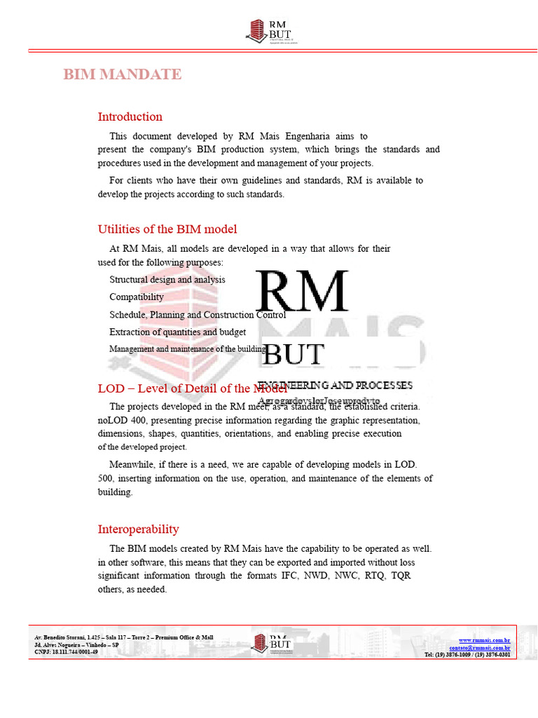 BIM Mandate | PDF | Building Information Modeling | Technical Drawing
