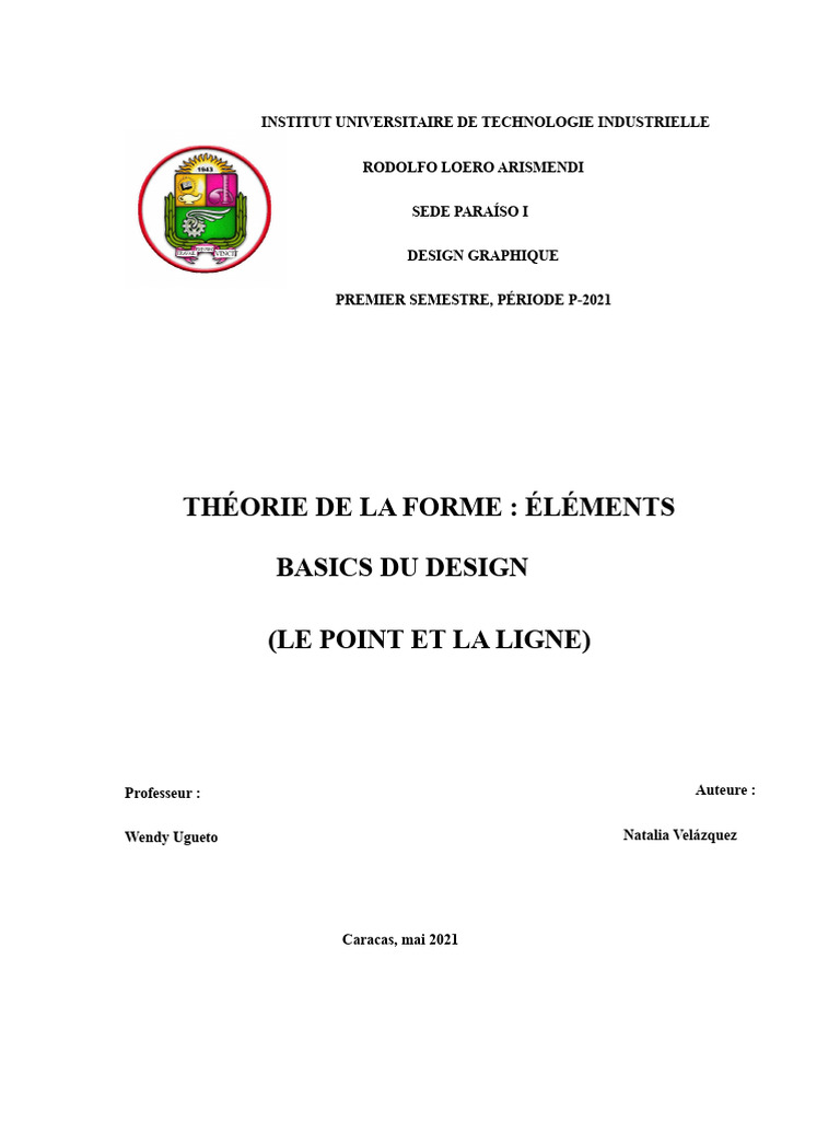 Théorie de la forme : Point et ligne en design | PDF | Art abstrait