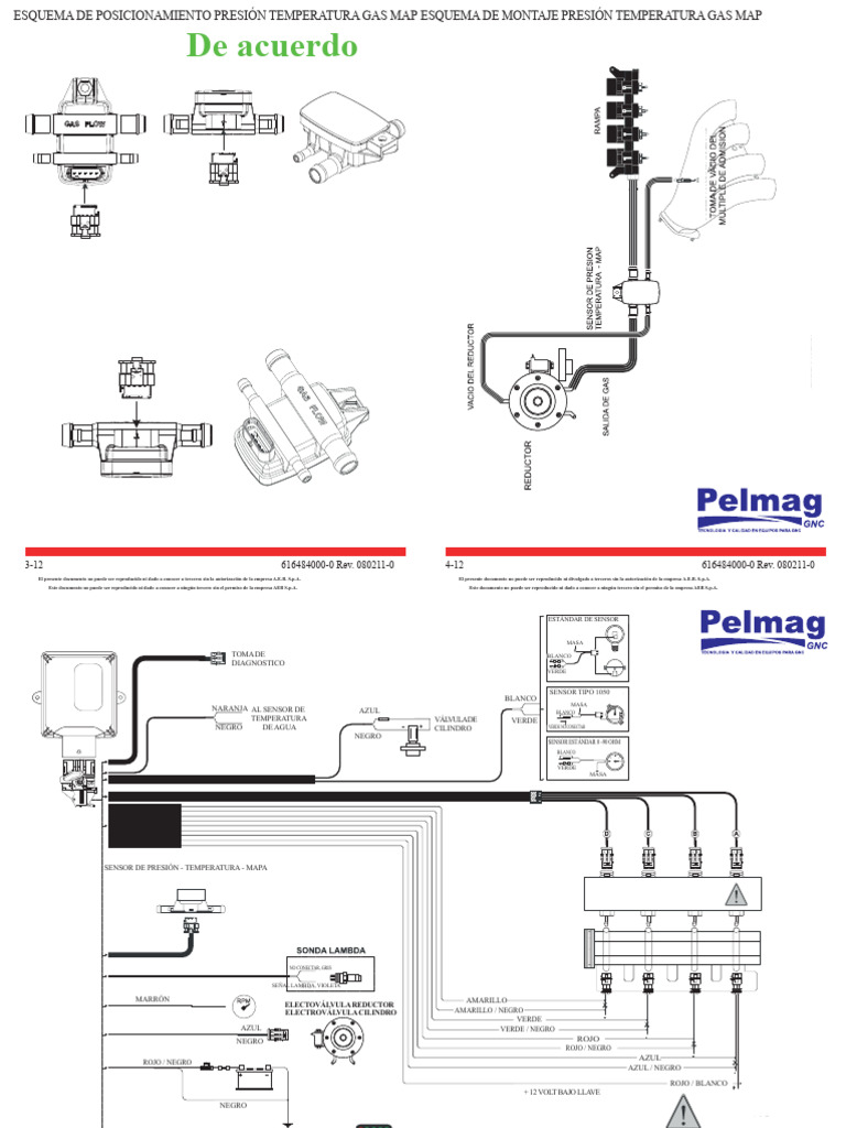 Esquema de Montaje Gas MAP | PDF | Color