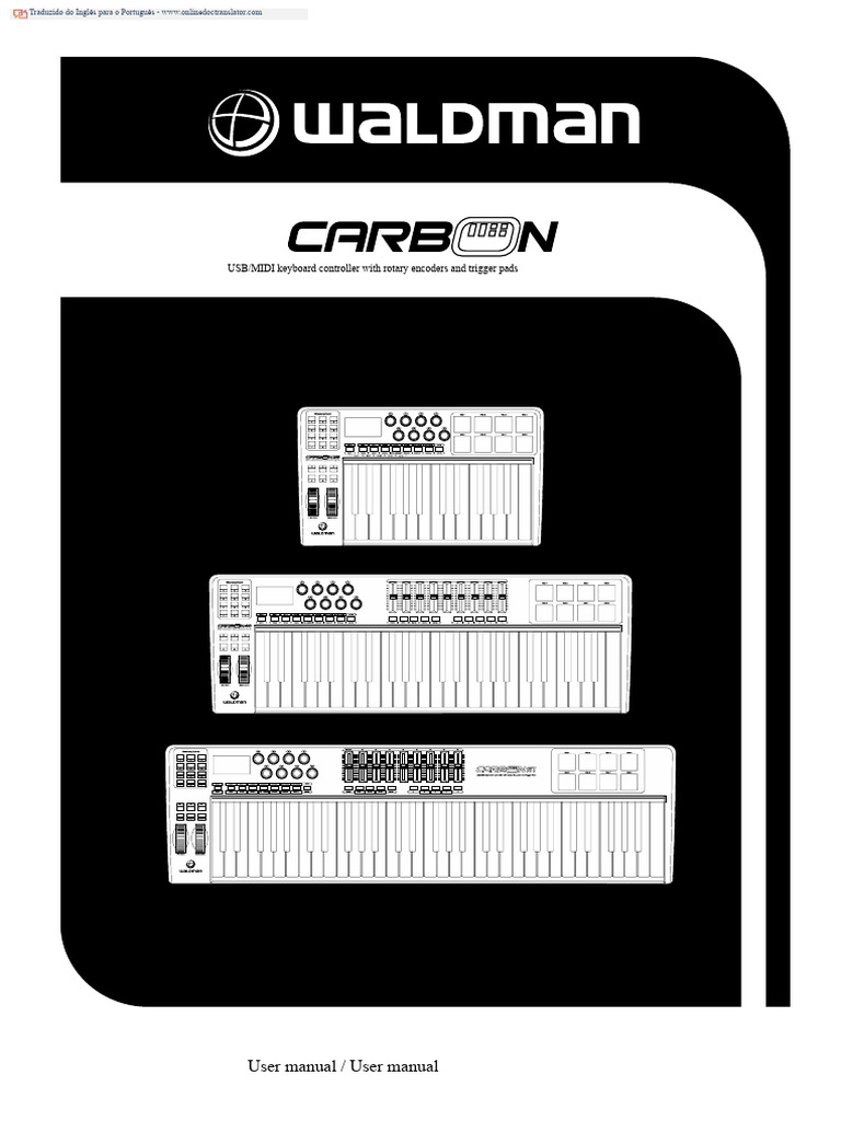 USB MIDI Keyboard Controller Manual | PDF | Electrical Connector | Usb