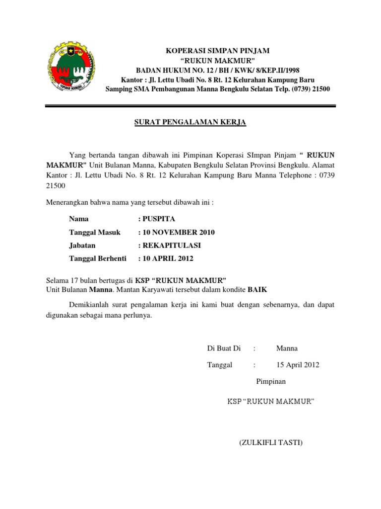 Contoh Makalah Koperasi Simpan Pinjam Pdf