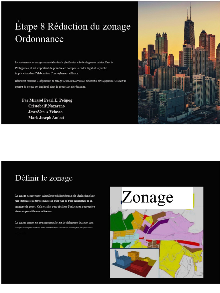 Rédaction des ordonnances de zonage | PDF | Zonage (urbanisme) | Eaux usées