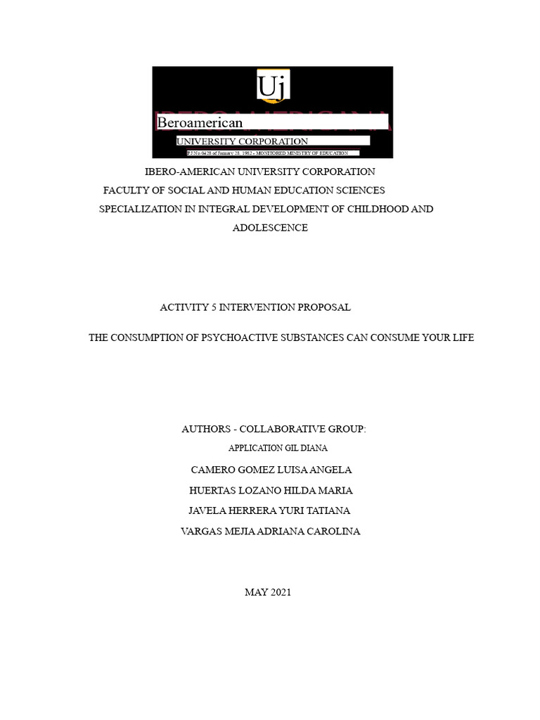 Adolescent Intervention Against Substance Abuse | PDF | Adolescence ...