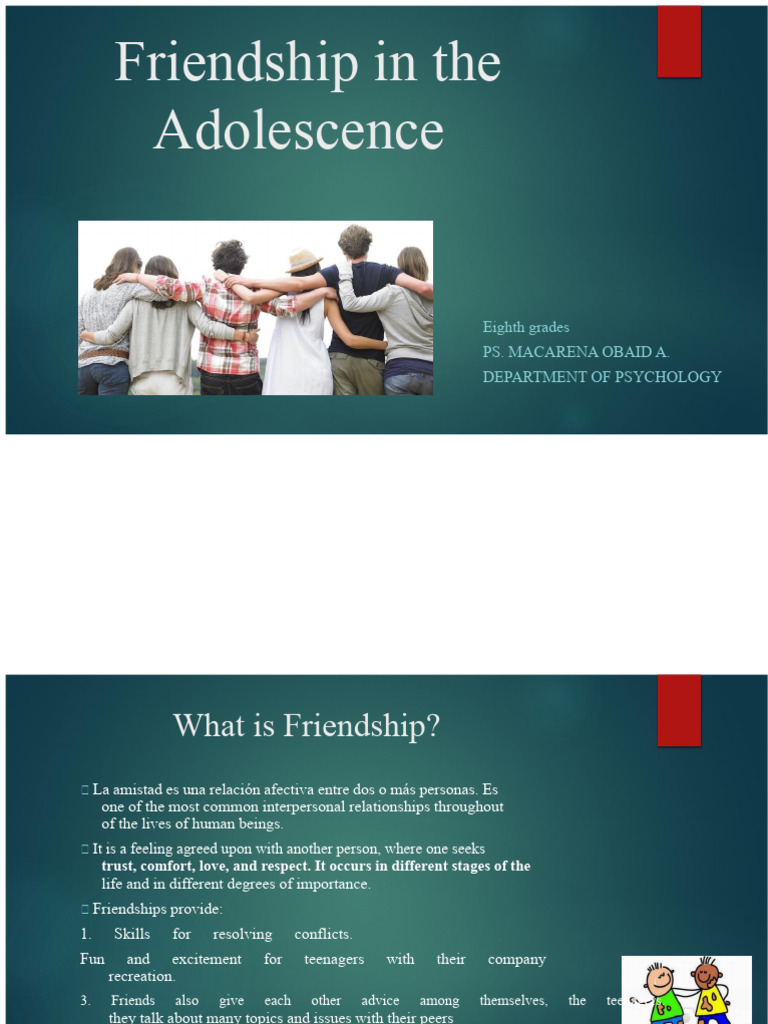 Understanding Adolescent Friendship Dynamics | PDF | Adolescence ...