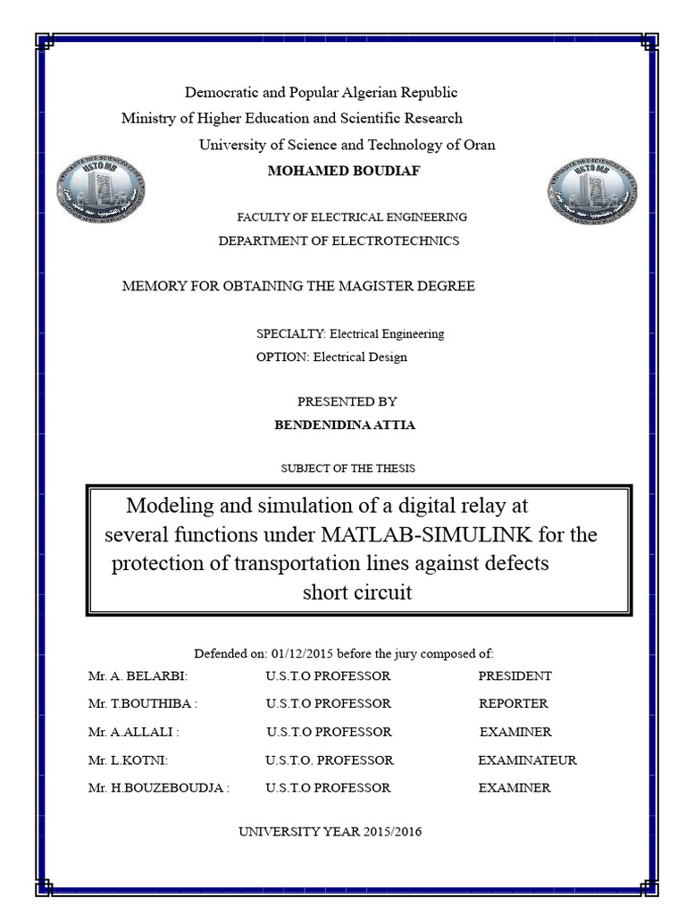 Digital Relay | PDF | Electric Power Distribution | Relay