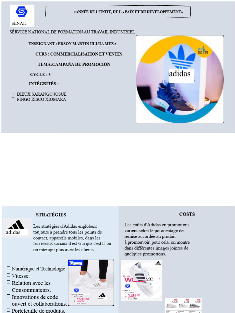 Stratégies de Promotion d'Adidas | PDF | Adidas | Réseautage social