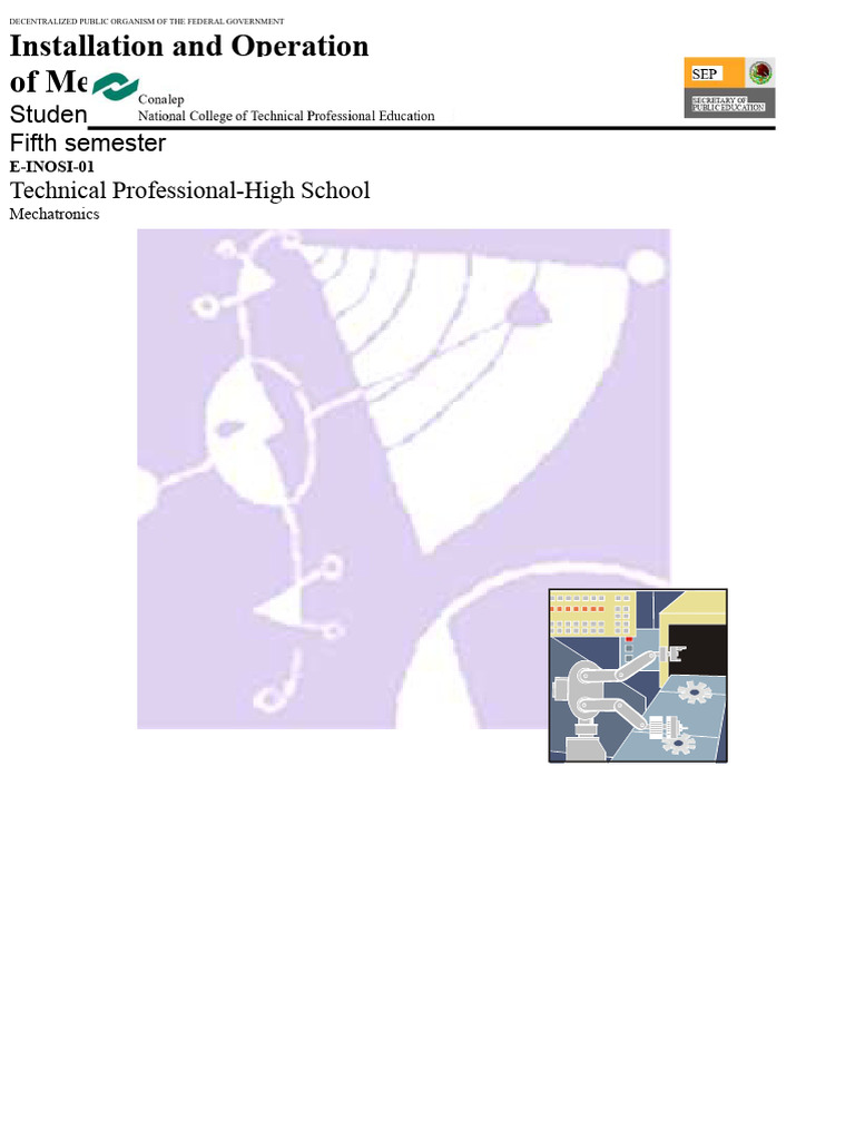 Mechatronic Systems Installation Guide | PDF | Control Theory | Capacitance
