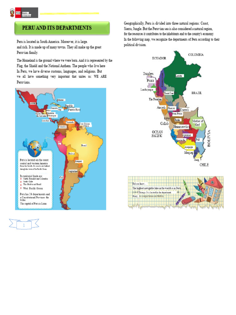 Understanding Peru's Regions and Departments | PDF | Peru