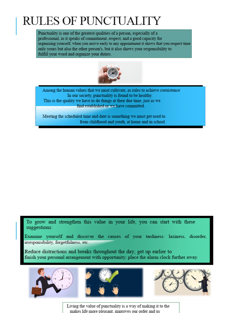 Rules of Punctuality | PDF
