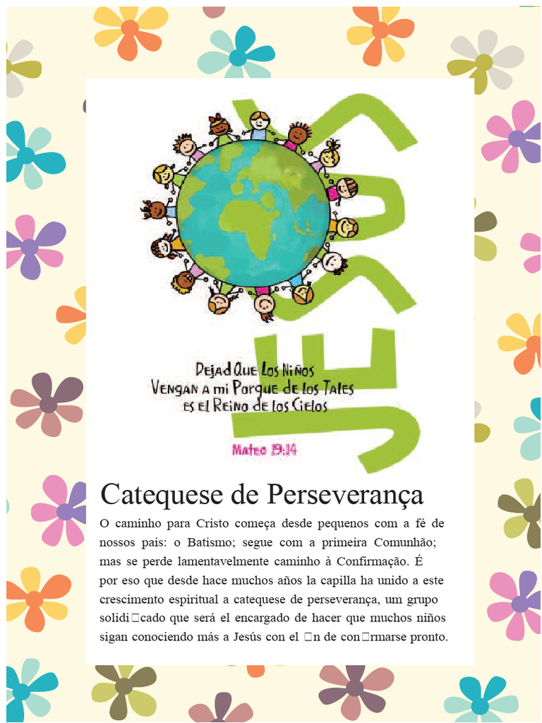 Catequese de Perseverança: Caminho à Fé | PDF | Jesus | Oração