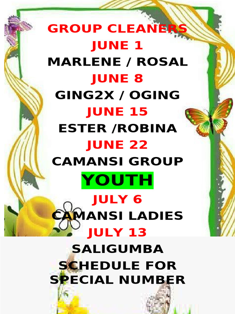 Group Cleaners | PDF