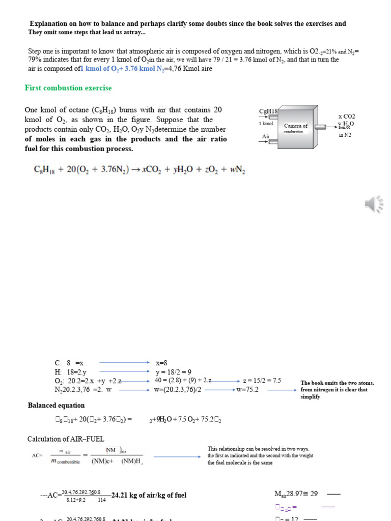 Combustion Calculations and Air-Fuel Ratios | PDF | Combustion | Enthalpy