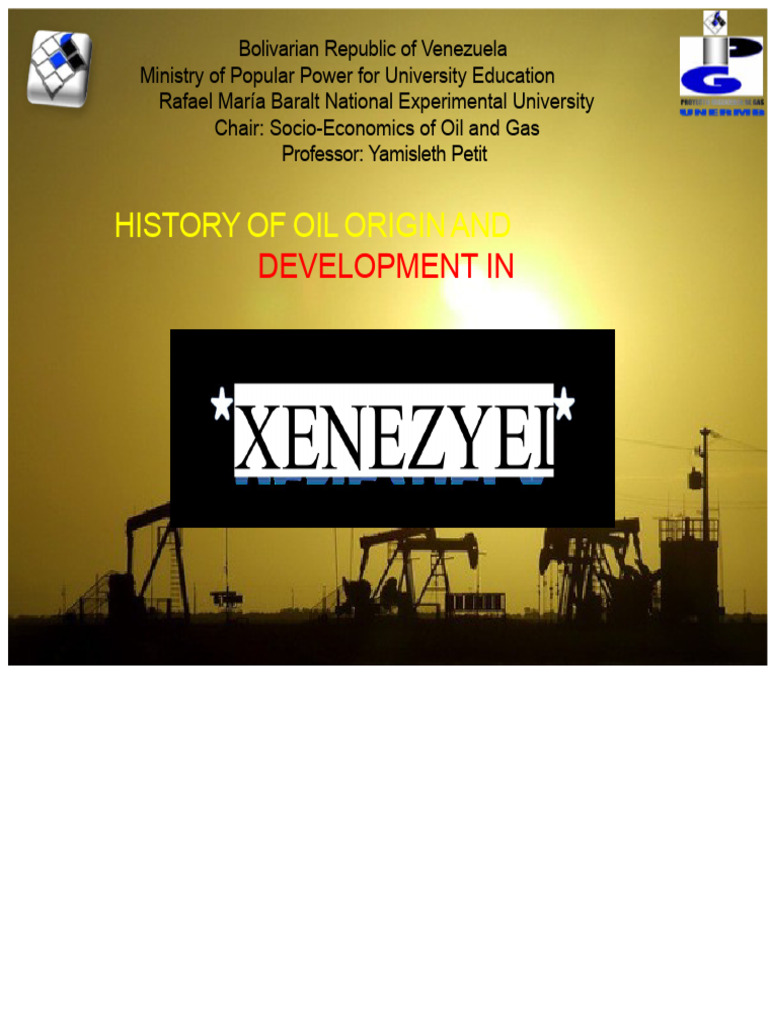 History of Oil Development in Venezuela | PDF | Petroleum | Venezuela