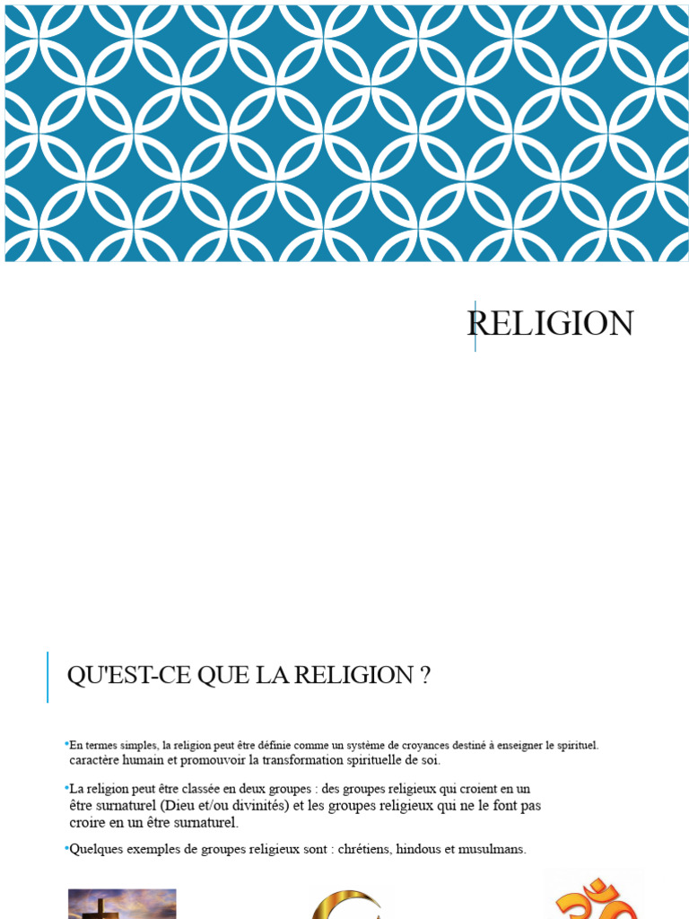 Types de religions et croyances expliquées | PDF | Dieu | Protestantisme