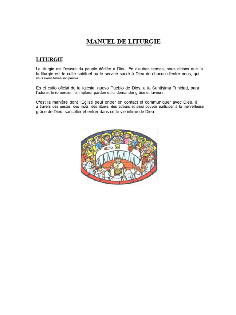 Guide de la Liturgie et du Dimanche | PDF | Liturgie | Eucharistie