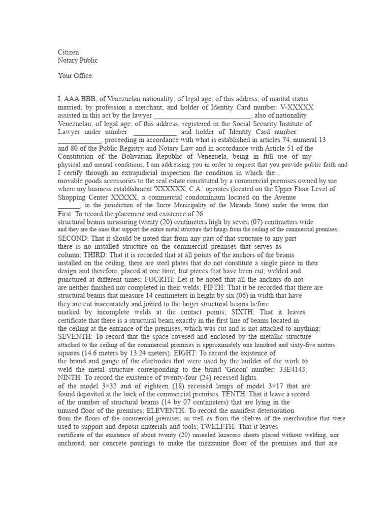 Model Request for On-Site Inspection | PDF | Welding | Construction