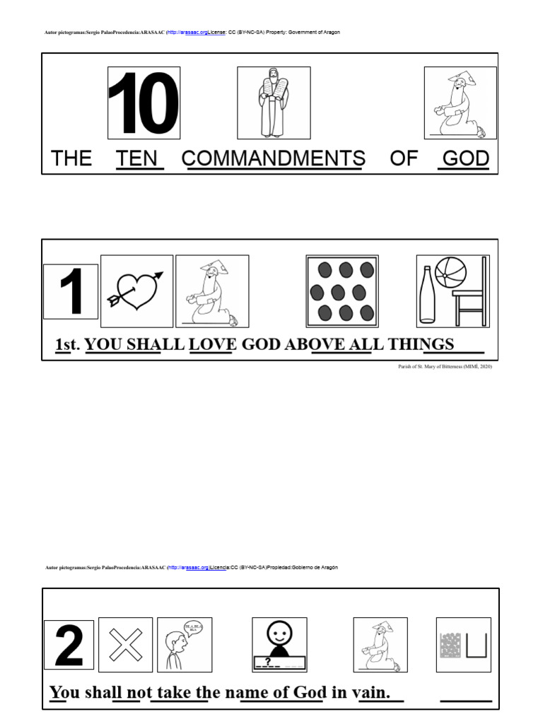 004 The Ten Commandments | PDF | Book Of Deuteronomy | Torah Books