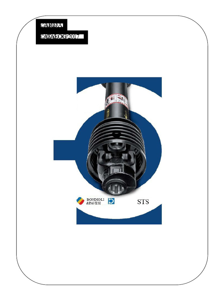 Cardan Protectors Bondioli Catalog 2017 | PDF | Screw | Mechanical  Engineering