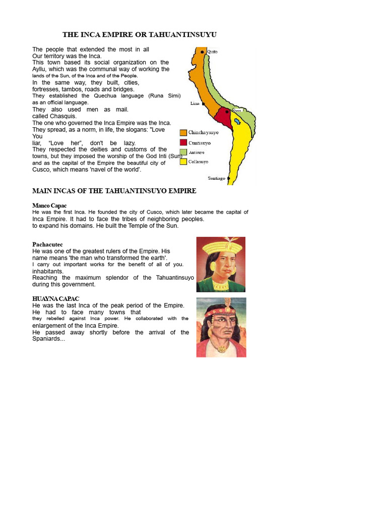 Overview of the Inca Empire's Structure | PDF