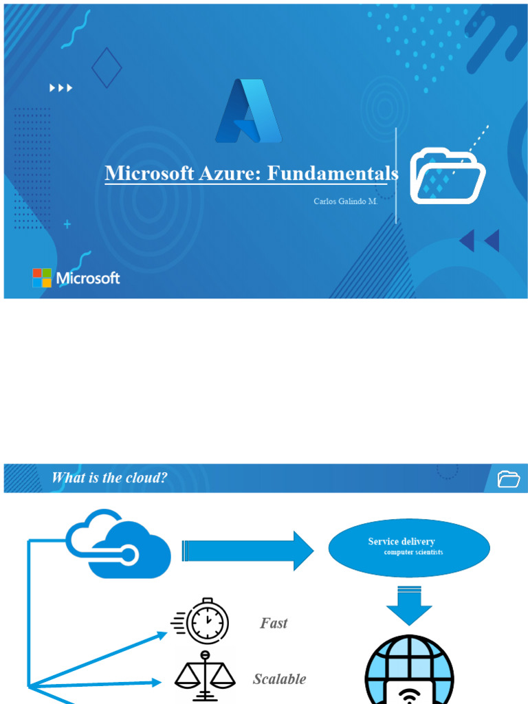 Microsoft Azure Cloud Fundamentals Guide | PDF | Cloud Computing ...