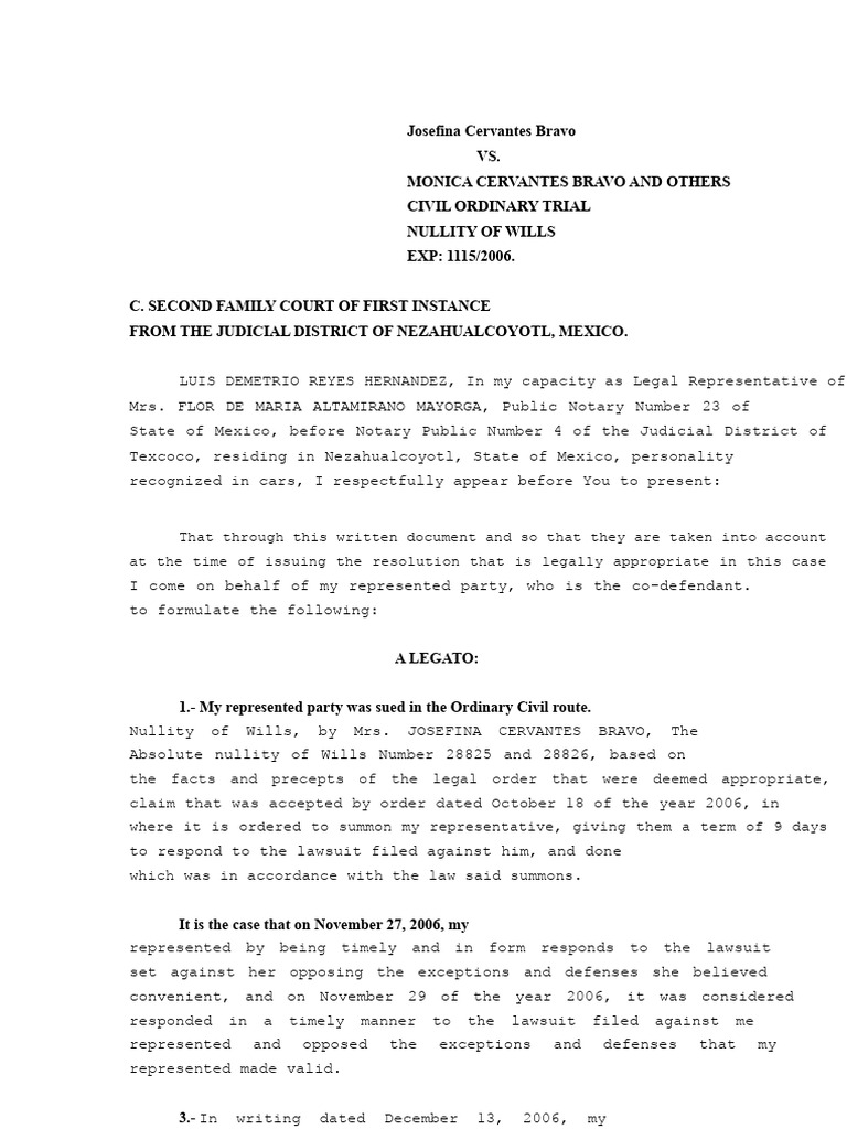 Pleadings Nullity | PDF | Lawsuit | Expert Witness