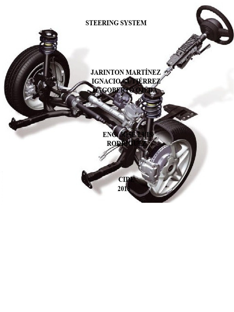 Overview of Automotive Steering Systems | PDF | Steering | Pump