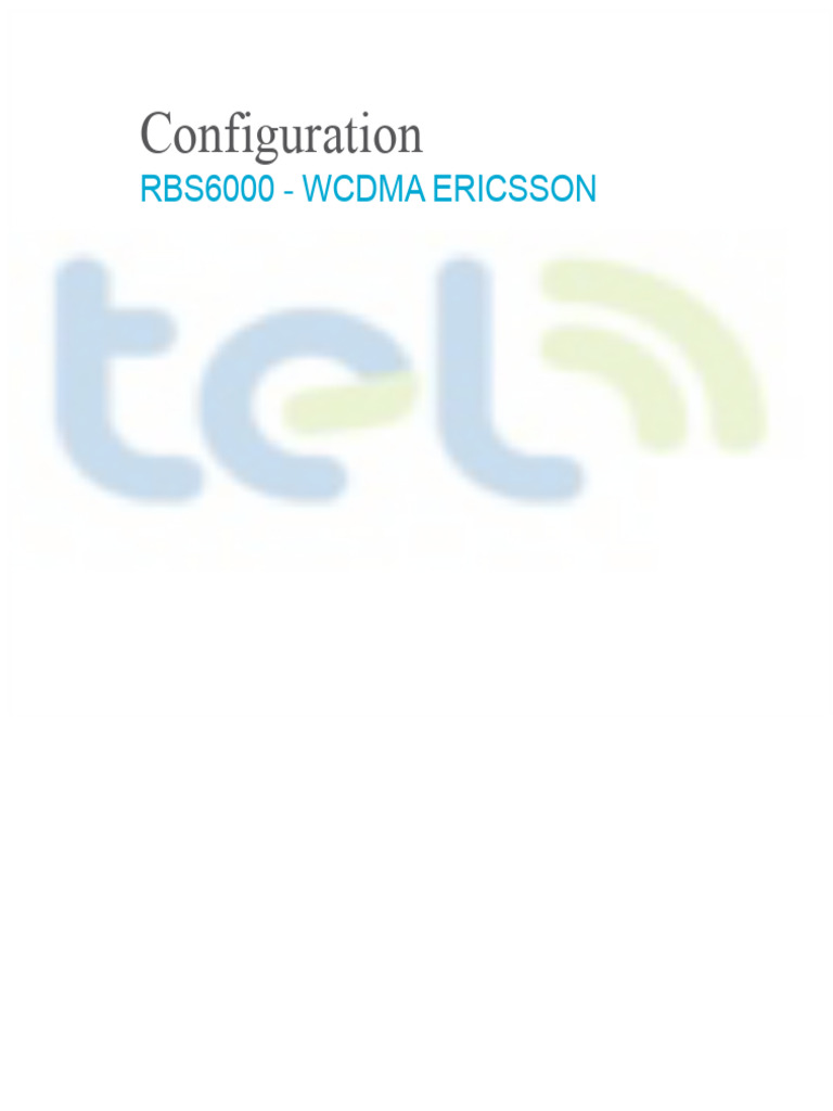DUW Configuration Guide for WCDMA | PDF | Computer Network ...