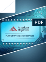 American Megatrends Platform Validation Services