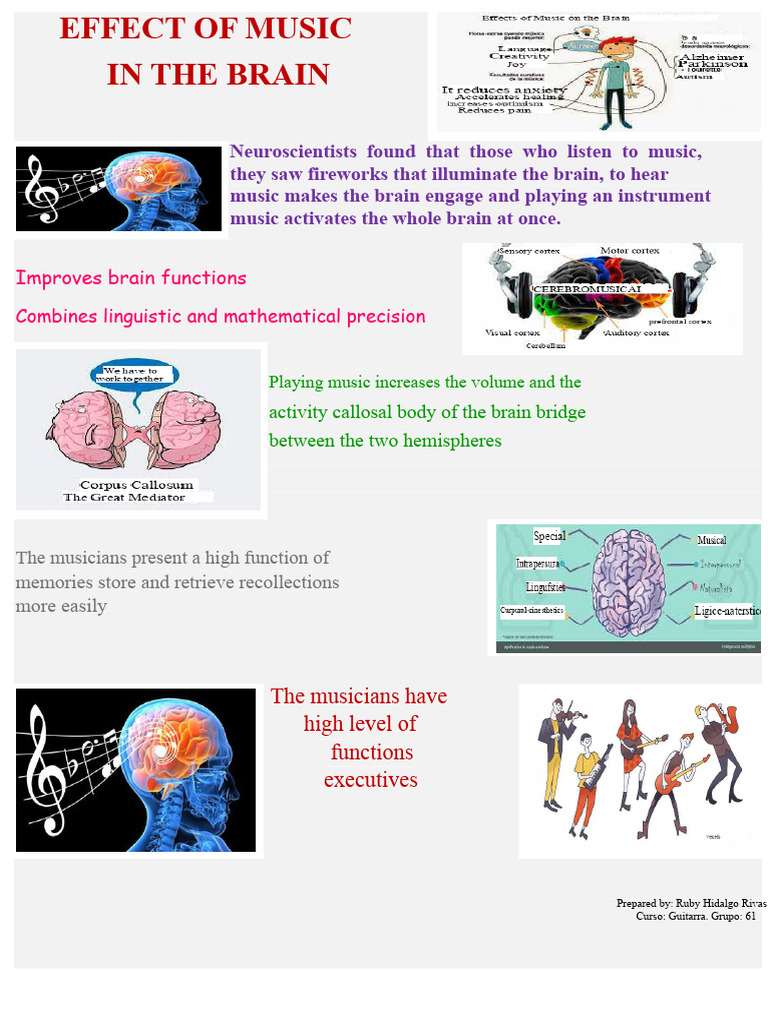 Infographic - Effect of Music On The Brain | PDF