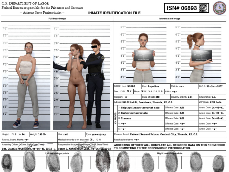 Inmate Identification File: Federal Buerau Responsible For The ...