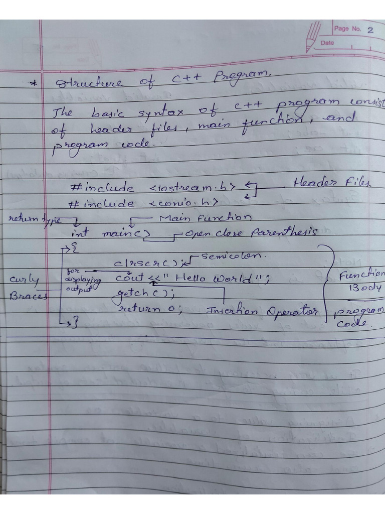 C++ Notes 1 | PDF