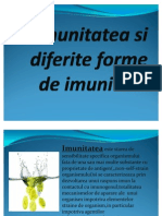 Imunitatea Si Forme de Imunitate