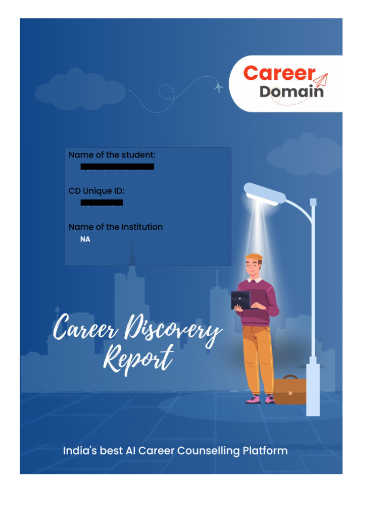 AI Career Assessment Report for Sudhanshu | PDF | Extraversion And ...