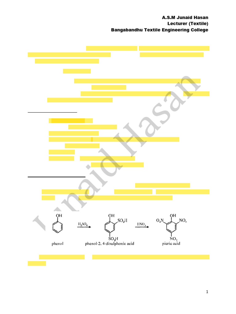 04. Nitro and Nitroso Dye | PDF | Dye | Chemical Compounds