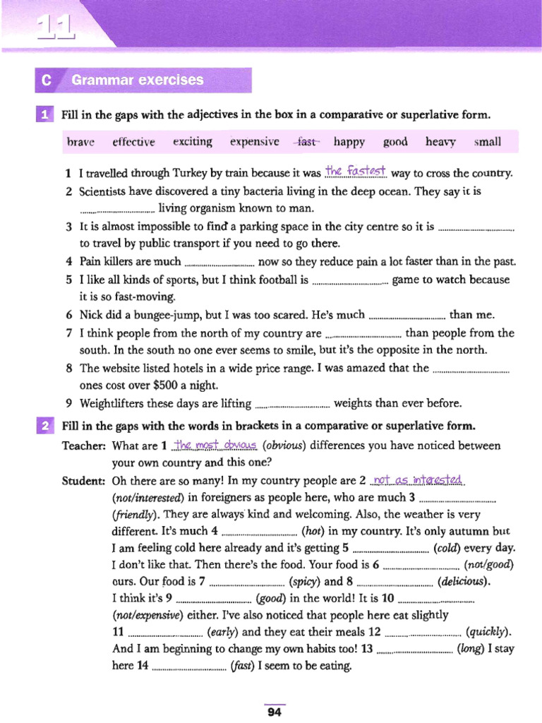 Comparison Practice | PDF