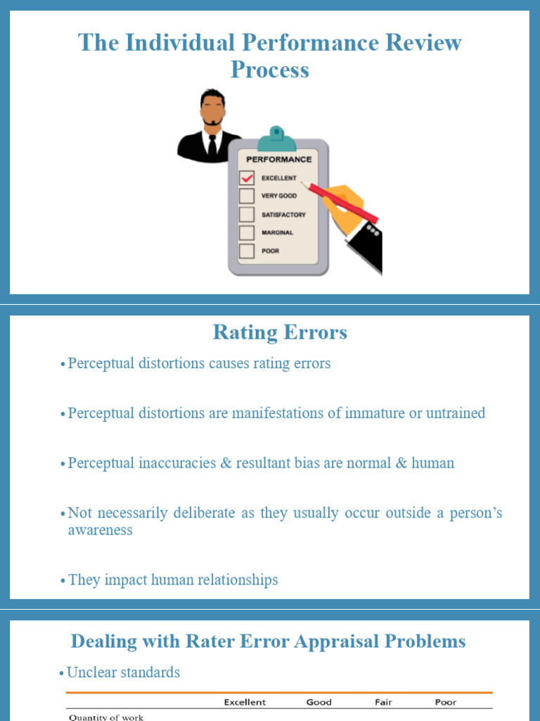 L15 the Individual Performance Review Process | PDF