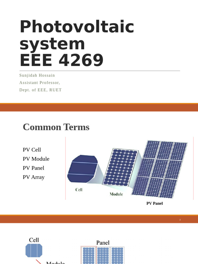 Lec4 | PDF | Photovoltaic System | Power Inverter