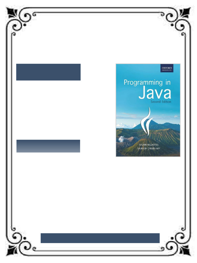 Programming in Java 2nd edition Edition Choudhary ebook digital unlock ...