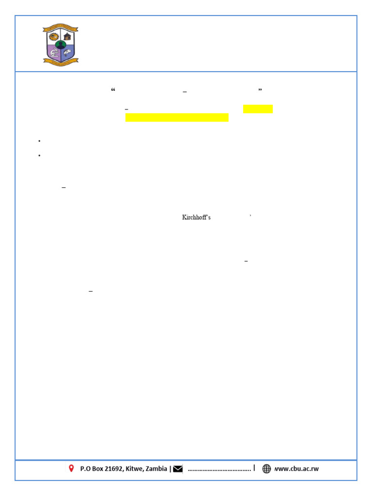 Electrical Principles Course Outline | PDF | Electrical Impedance ...