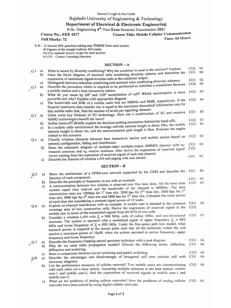 Eee 4217 # Pyq | PDF