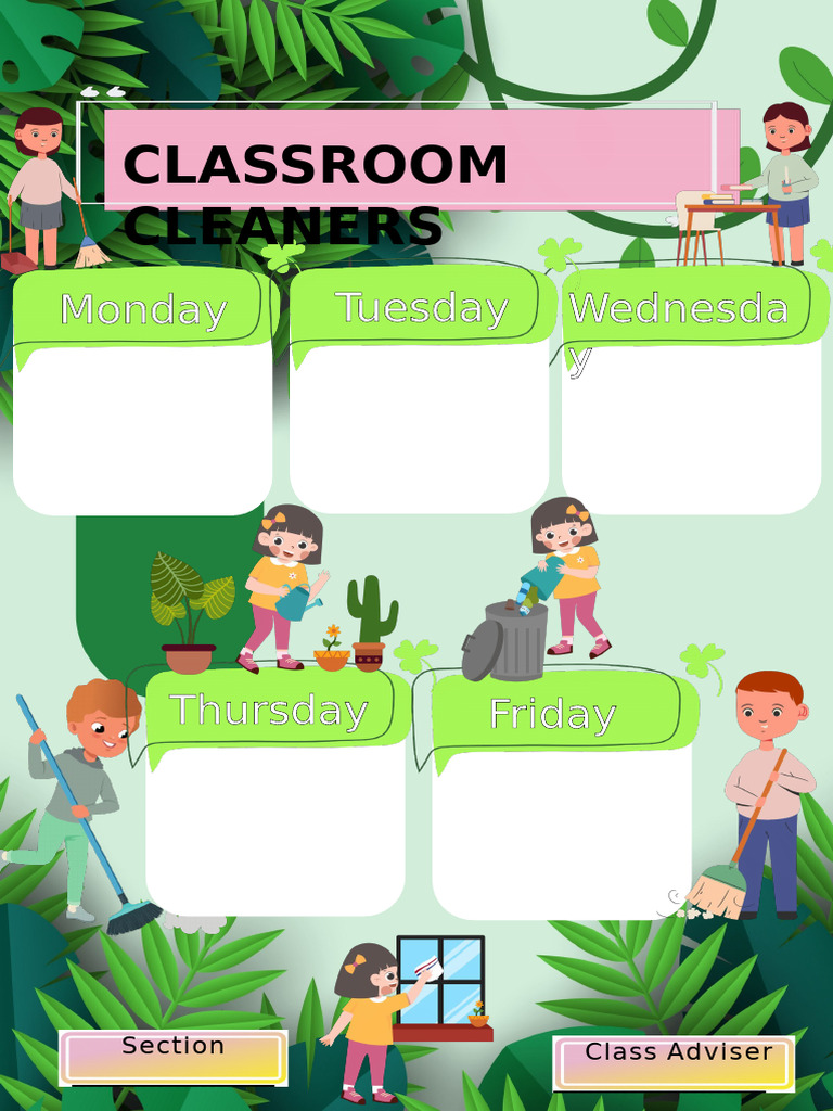 Classroom Cleaners | PDF